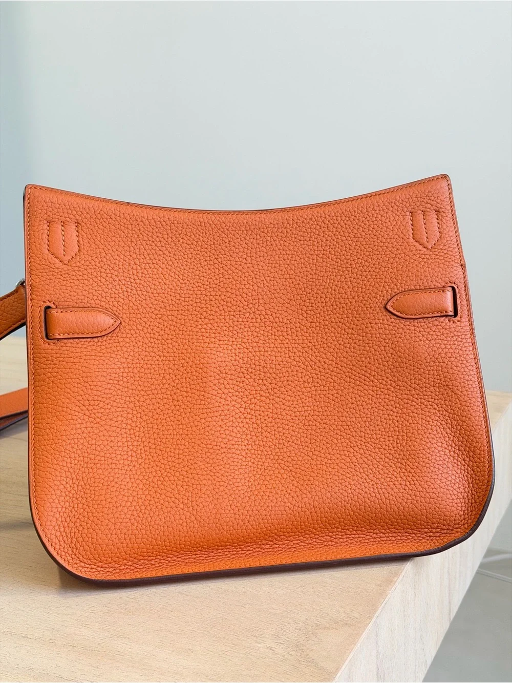 Hermes Orange Jypsiere Bag Clemence 28